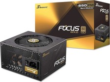 Seasonic FOCUS GM-650, SSR-650FM 650W 80+ Gold Semi-Modular ATX power supply PSU picture
