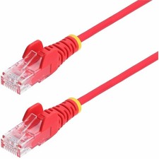 StarTech N6PAT20RDS 20ft Red Slim CAT6 Ethernet Cable RJ45 UTP LSZH picture