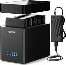 ORICO 5Bay Hard Drive Enclosure USB3.0 to SATA for 3.5'' HDD SSD w/ Fan Upto 80 picture