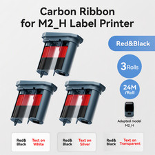 NIIMBOT Compatible M2 Labeling Ribbon Replacement Only for M2 (Blue) 3Rolls picture