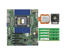 Supermicro H13SSL-N + AMD EPYC Genoa 9334 QS 32c/64t +64G SK hynix + cpu cooler picture
