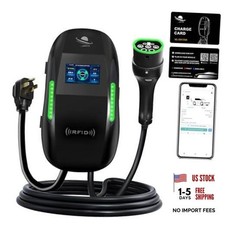 Level 2 EV Charger, 240V 40A Electric Vehicle Charging Station with 9.6kW Black picture