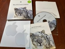 Apple Mac OS X Snow Leopard 10.6.3 Retail DVD with box and all items picture
