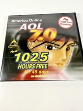 Vintage America Online AOL CD Rom 7.0 Anime 2001 Collectible With Case picture