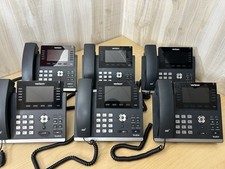 Lot Of 6 Yealink SIP-T46S Gigabit IP Phone 16 Lines PoE RJ-45 Verizon VGC picture