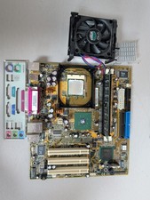 Asus P4G533-LA Motherboard Please Read 512 MB Ram, P4 2.7 Ghz, I/O Shield, Heats picture