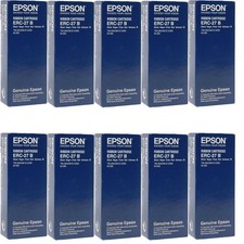 12x Epson ERC-27b Black Ribbon Cartridge for TM290, TM295 picture