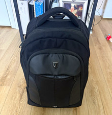 Wenger 7221 Black Nylon rolling laptop backpack picture