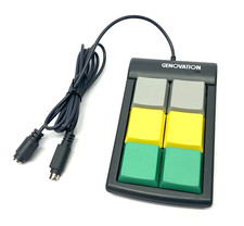 Genovation Model 683 Version 5.21 Programmable Keypad 6-Key Gray, Yellow, Green picture