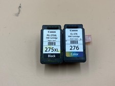 Set of 2 Genuine Canon PG-275XL Black & CL-276 Color Ink Cartridge picture
