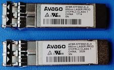 LOT of 10 Avago AFBR-57F5MZ-ELX 16G Fiber Channel SFP+ 850nm MMF LC Transceiver picture