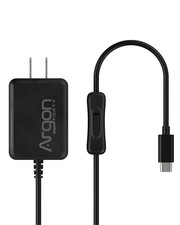 Argon USB C Power Supply with Switch | Raspberry Pi 4 Power Supply picture