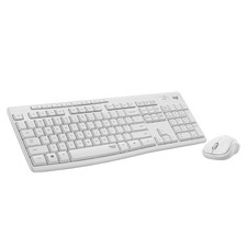 Logitech MK295 Full Size Silent Wireless Keyboard Mouse Combo - Off White picture
