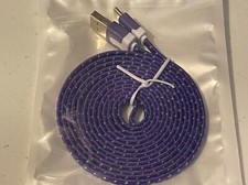 Flat Braided Rugged Nylon Charger Cable USB Cord for MICRO-C TYPE PHONE/DEVICE picture