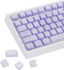 EPOMAKER Aegissil Keycap Set, Silicone Material, Cherry Profile, 113 Keys, 65%/7 picture