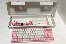 Varmilo Sakura Mechanical Gaming Keyboard JP Silver Switch Wired Tested Used picture