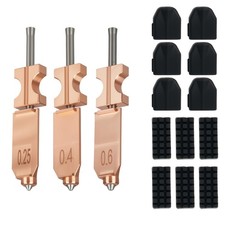3PK Upgraded 0.25MM 0.4MM 0.6MM Hotend Kit for Flashforge AD5X Nozzle, All... picture