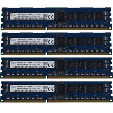 For Hynix 2RX8 4X8GB DDR3L 1600MHz PC3L-12800R Reg-DIMM ECC Server Memory RAM# picture