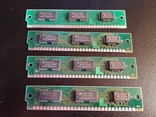 4x 256KB 30-Pin 3-Chip Parity 70ns 256K-9 Memory SIMMs 1MB RAM PC 286 386 picture