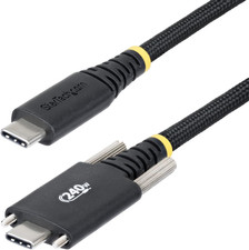 Startech 10Ft/3M USB-C to USB-C Screw Locking Cable (S2CEPR3M-USBSL-CABLE) picture