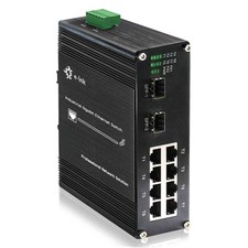 Industrial 8-Port Gigabit PoE+ 2SFP/SC Fiber Switch 30W/60W/90W Voltage Booster picture