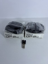 Lot of 2 Roland DP-2M Pedal Switches with Adapters Brand New  picture