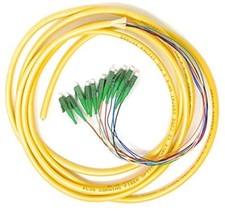 12 Strand Singlemode LC APC Fiber Pigtail 3M for Splice Fiber Optic Patch Cable picture