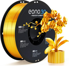 Silk Gold PLA Filament 1.75Mm, Metallic Gold 3D Printer Filament, Shiny Silk PLA picture