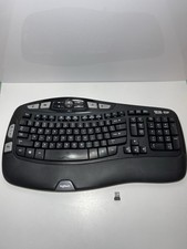 Logitech Wave K350 Ergonomic Keyboard WITH DONGLE Tested picture
