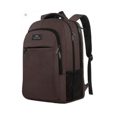 MATEIN Brown Polyester Laptop Backpack 17