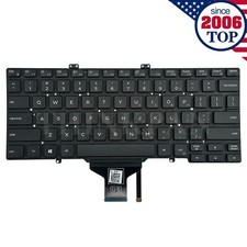 Original US Backlit Keyboard for Dell Latitude 5400 5410 5411 7400 7410 New picture