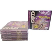 6pk Verbatim DataLifePlus DVD+R Recordable 4.7 GB Data 120min 2.4x Video DVD+R picture