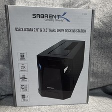 Sabrent EC-UBLB USB 3.0 SATA 2.5/3.5 Hard Drive Dock, Plug & Play, Black picture