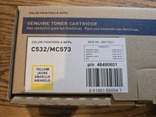 GENUINE FACTORY SEALED OKI 43324417 Yellow Toner Cartridge C6100 C5550MFP  picture