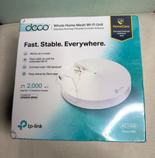 TP-LINK Deco M5 AC1300 Mesh Dual-Band MU-MIMO Router, 2 LAN, White picture