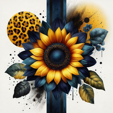 Lots Of Sun Flowers Floral Art Mouse Pad Mousepad Art Painting Print Gardens picture