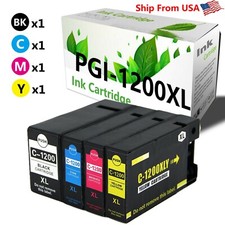 4-Pack PGI-1200XL PGI1200 Ink Cartridge for MAXIFY MB2020 MB2320 Printer picture