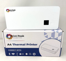 Print Peak PP-TPA41 A4 Portable Thermal Printer Wireless USB-C Open Box 50mm/s picture