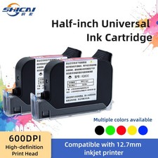 3 Pack Replacement Ink Cartridge for 12.7mm Handheld Inkjet Printer picture