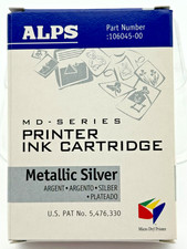 ALPS MD Series Printer Ink Cartridge Metalic Silver 106035-00   1218 picture
