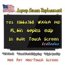 For HP 15-F337WM 15-F300 LCD Touch Screen 40pin HD Display Replacement LED 15.6
