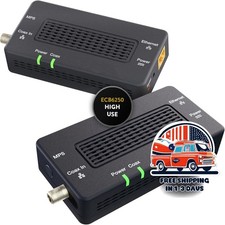 Kit Adaptador De Red MoCA Ethernet Sobre Coaxial Alta Velocidad Para Juegos WFH picture