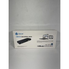 IClever USB 3.0 Universal Dock Docking - Black Brand New SEALED MSRP $139 picture