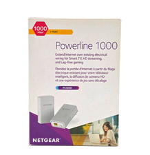 NETGEAR Powerline 1000 Mbps PL1000 Ethernet Adapter Kit 2-Pack New Open Box picture