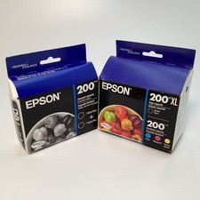 Epson 200 & 200XL Ink Cartridges - Lot of 6 Total - Exp 03/2029 & 04/2029 picture