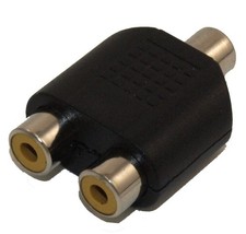 RCA Video Audio Splitter Adapter (RCA Female to 2 RCA Female) picture