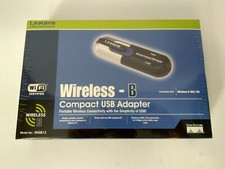 Vtg Linksys WUSB12 Wireless B Compact USB Adapter Portable Wireless Connectivity picture