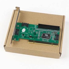 1PC VIA VT6421A ONE 3 SATA+1 Port IDE to PCI RAID Card Controller Adapter picture