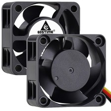 40mm DC Brushless CPU Cooler Fan 12V 3Pin - 2-Pack for DVR, NAS, Network Switche picture
