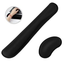 Keyboard Wrist Rest Pad and Mouse Rubber Wrist Rest Support Cushion Memory Foam picture